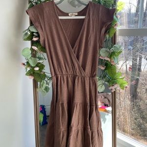 Rolla Coster Brown Short Sleeve Dress